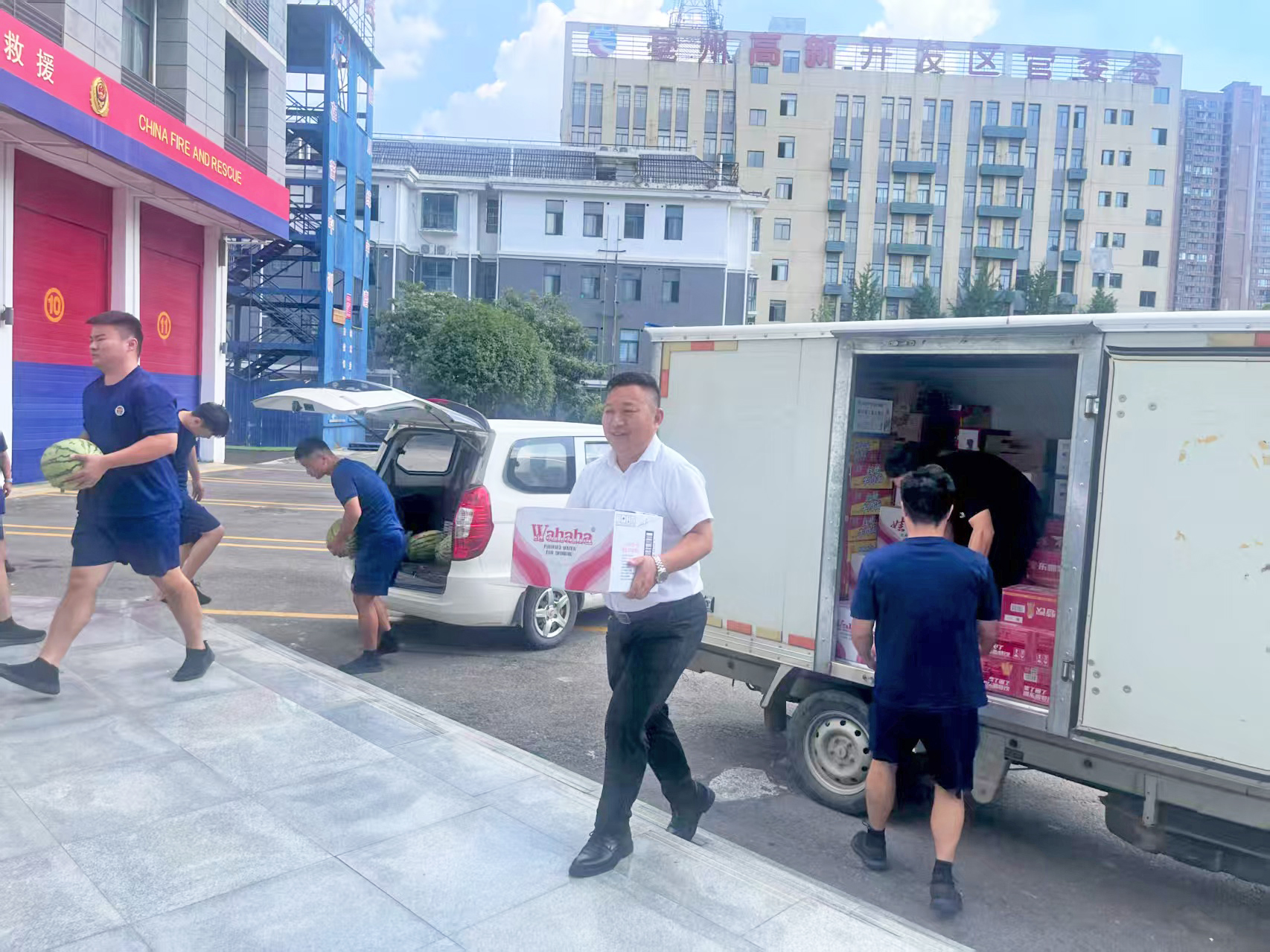 慰问消防队4